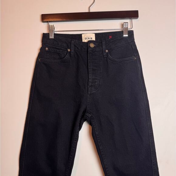 Sezane Slim Parfait Jeans Black - Size 26 - Picture 4 of 7